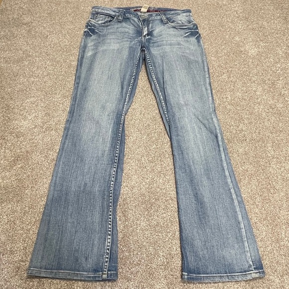 Refuge womens bootcut jeans sz 11R mid rise blue jeans retro Y2K cowgirl rodeo - Picture 3 of 12
